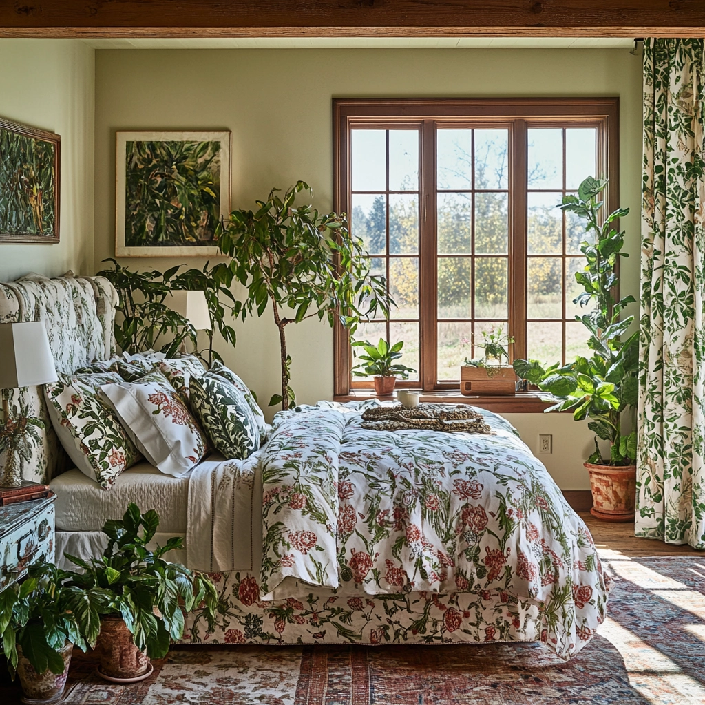 vintage farmhouse bedroom decor 29