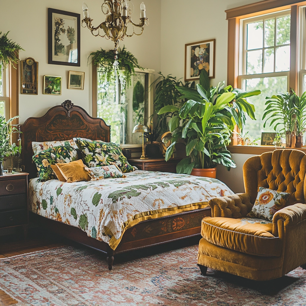 vintage farmhouse bedroom decor 32