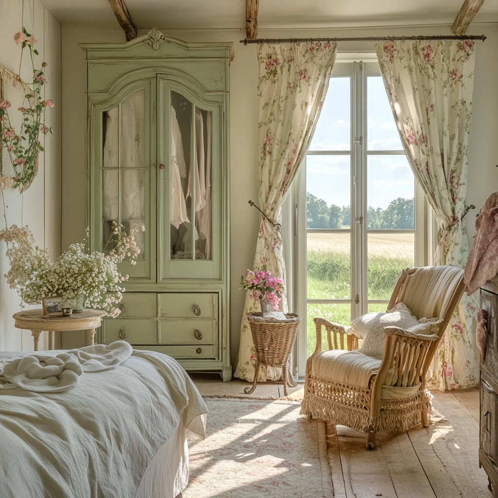 vintage farmhouse bedroom decor 35
