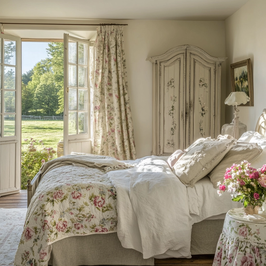 vintage farmhouse bedroom decor 36