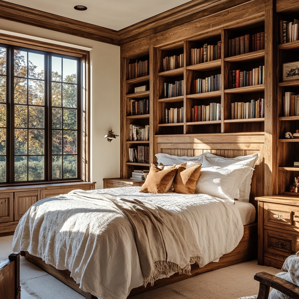 vintage farmhouse bedroom decor 56