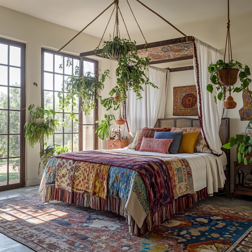 vintage farmhouse bedroom decor 9