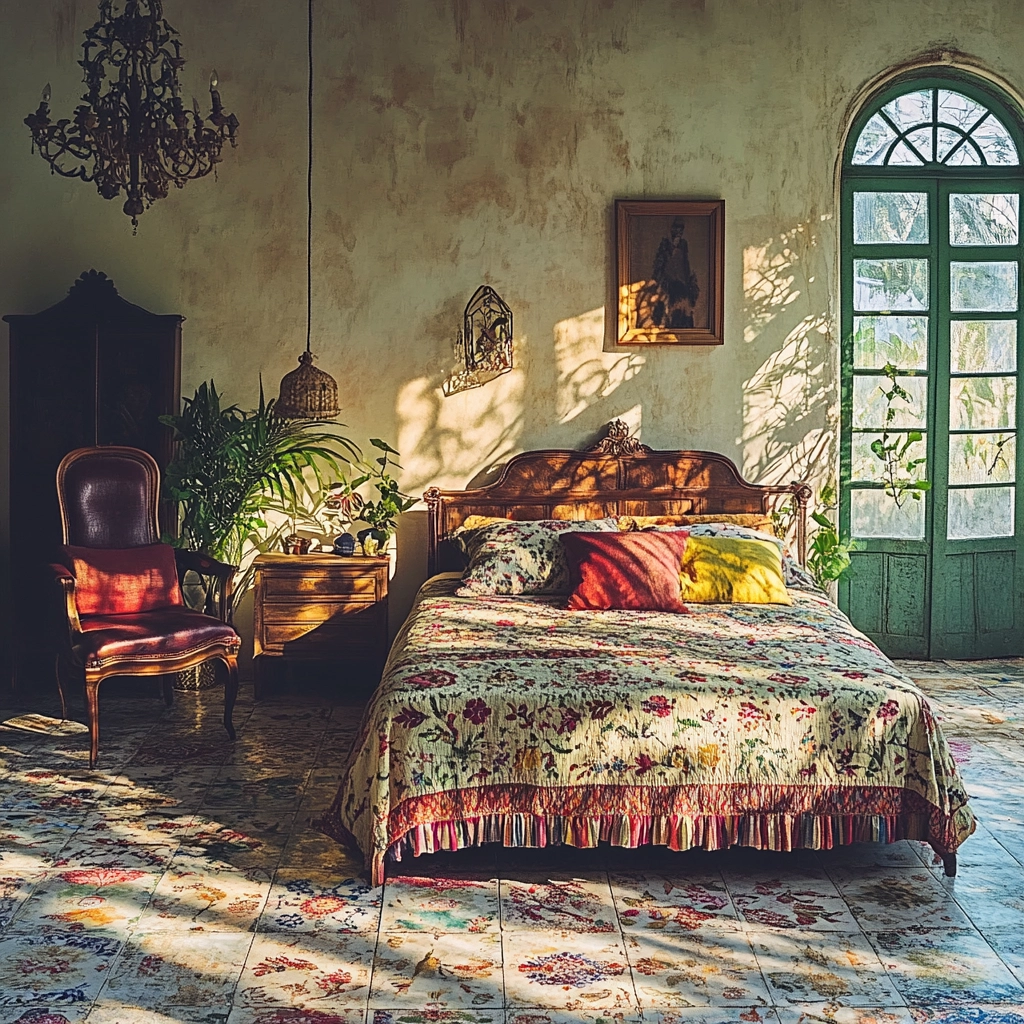 vintage farmhouse bedroom ideas 14