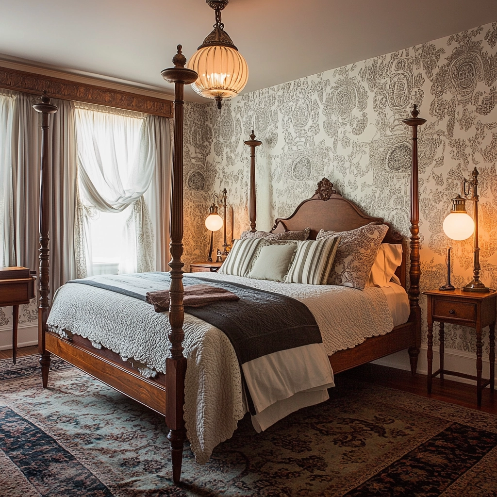 vintage farmhouse bedroom ideas 18