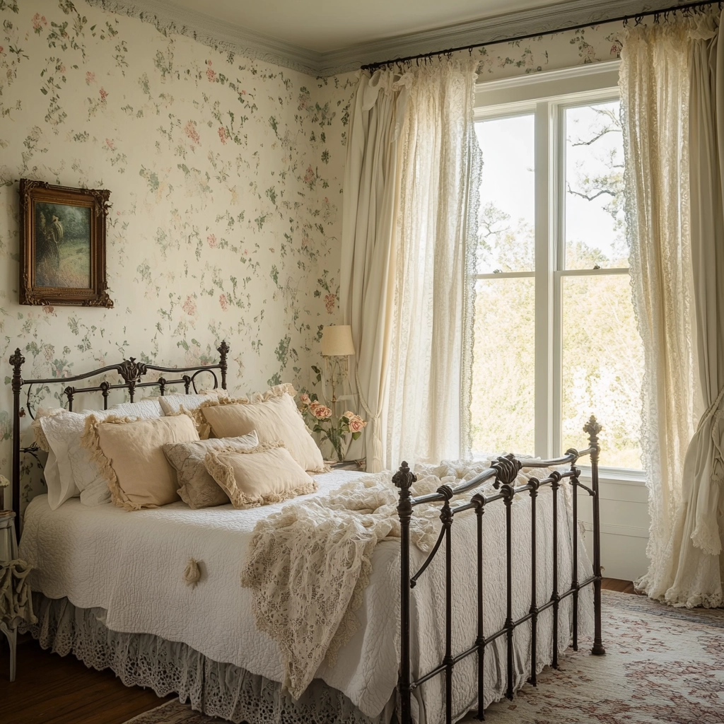 vintage farmhouse bedroom ideas 30