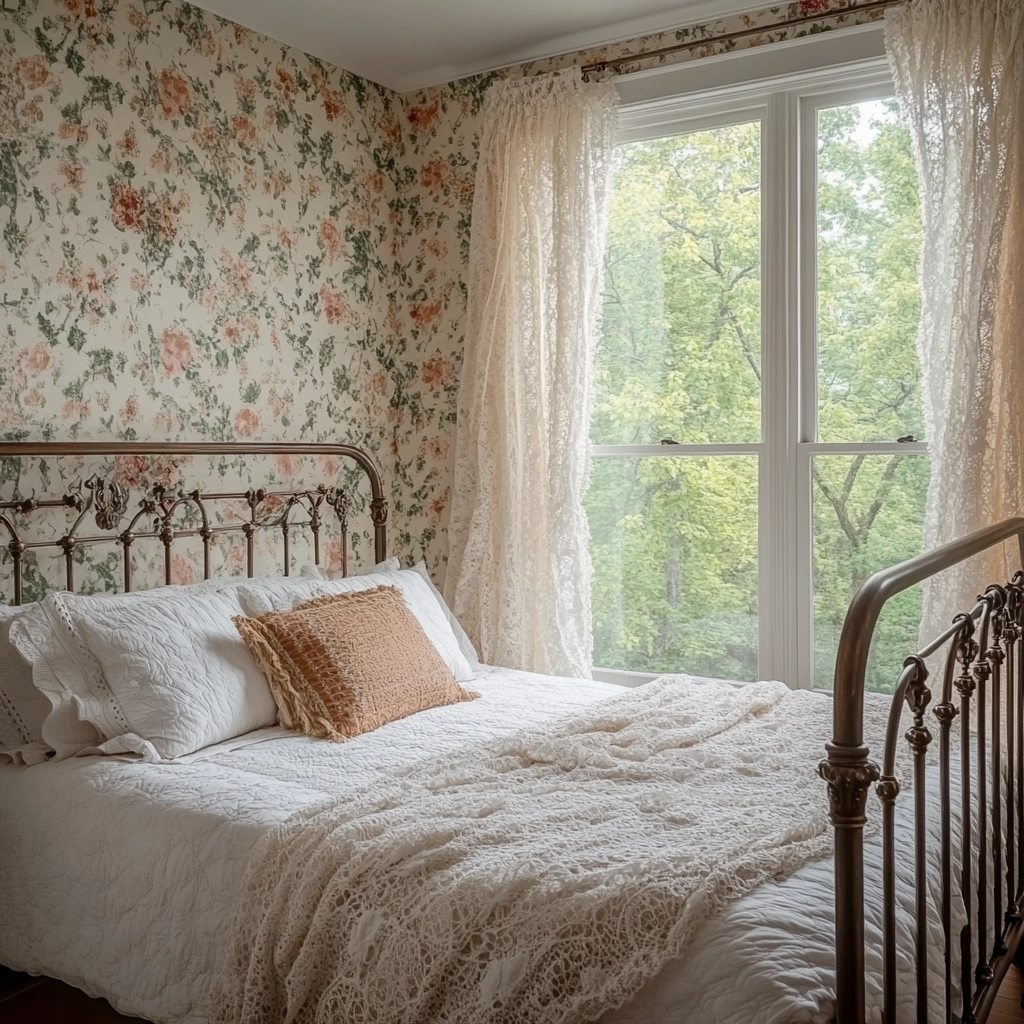 vintage farmhouse bedroom ideas 31
