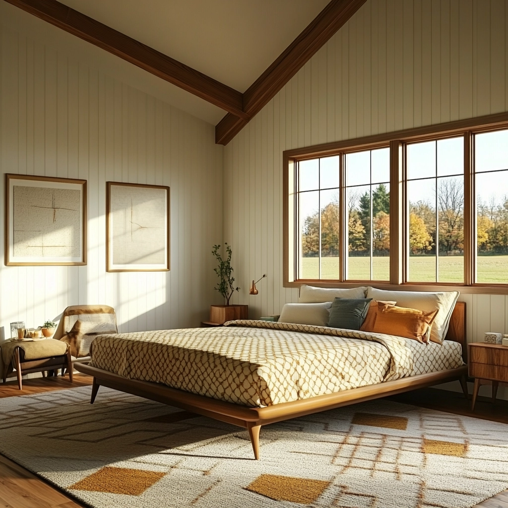 vintage farmhouse bedroom ideas 33