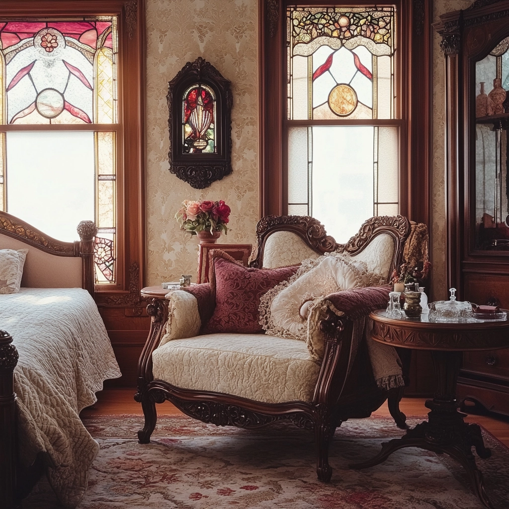 vintage farmhouse bedroom ideas 46