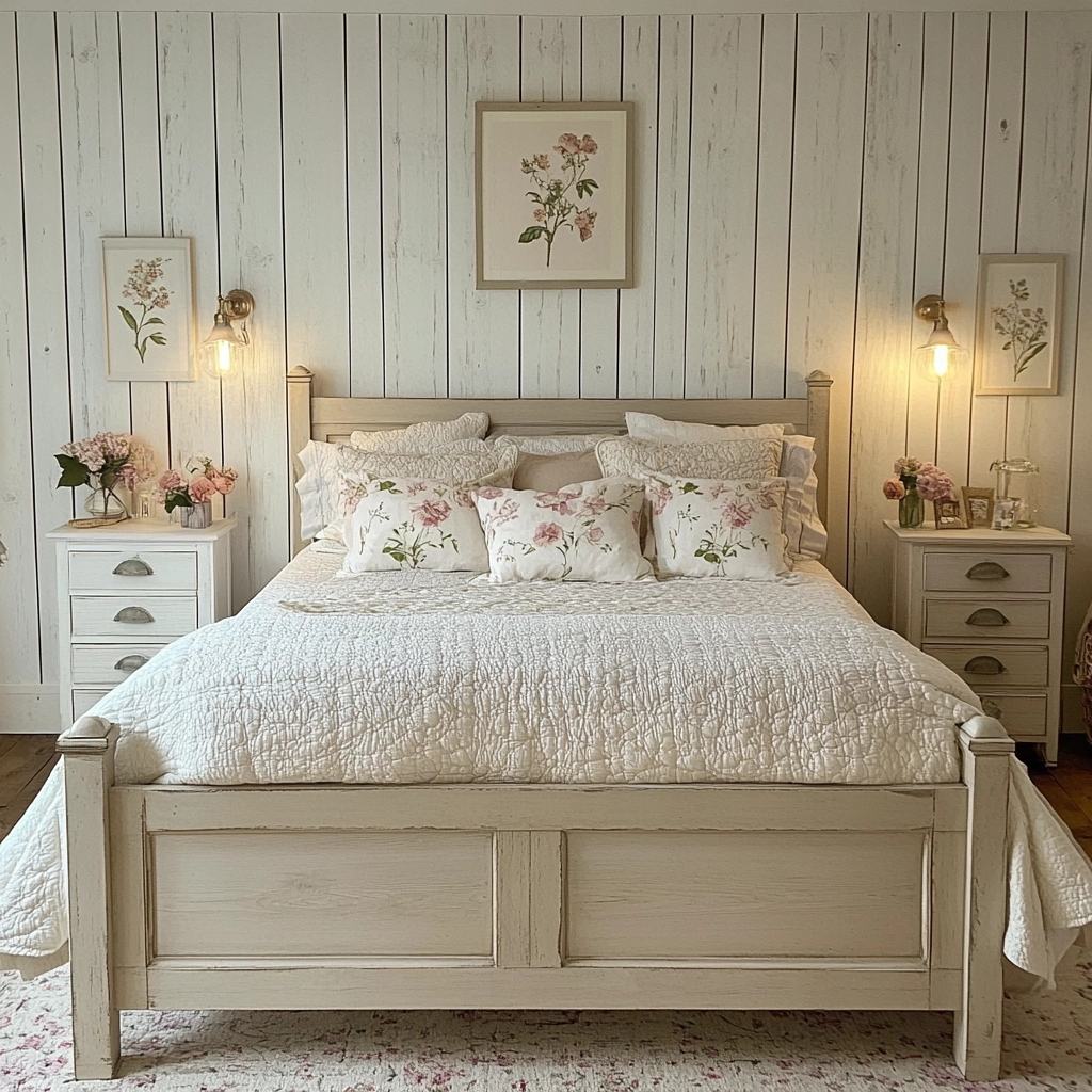 vintage farmhouse bedroom ideas 5