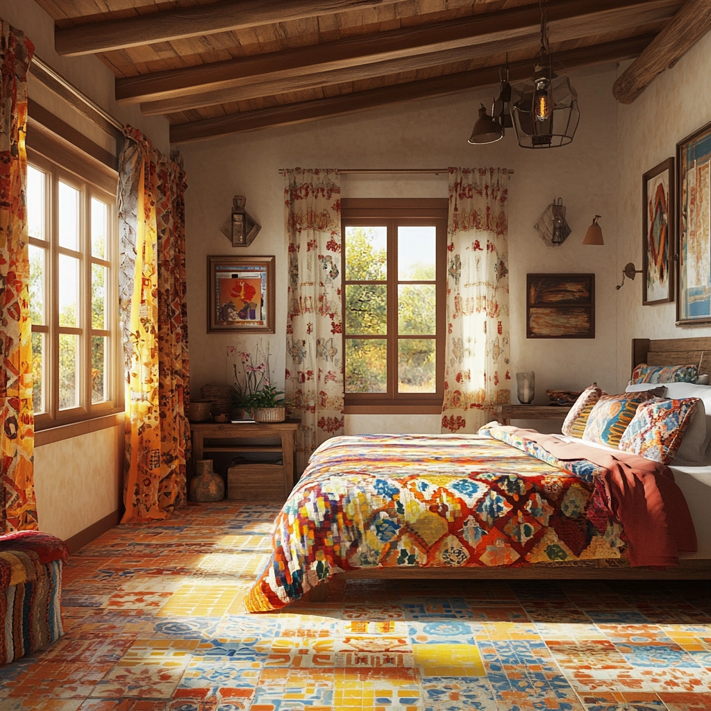 vintage farmhouse bedroom ideas 57