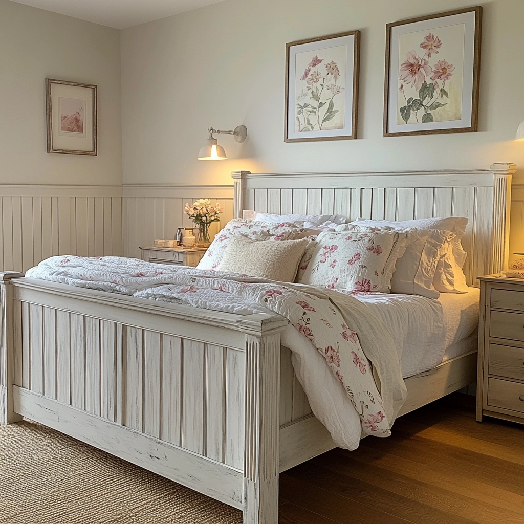 vintage farmhouse bedroom ideas 7