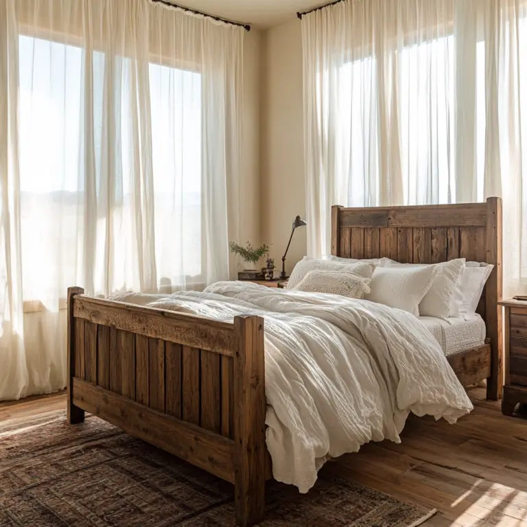 western farmhouse bedroom 1
