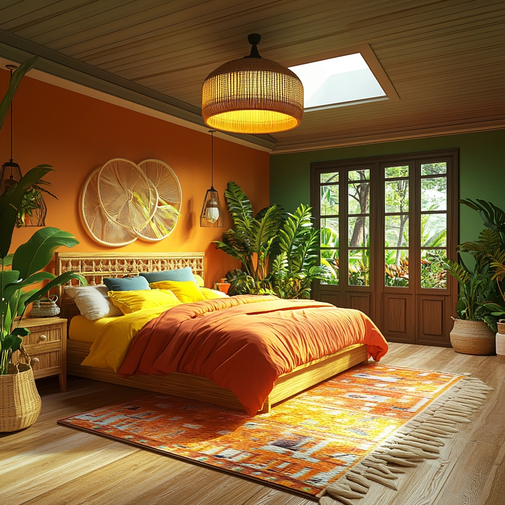 western farmhouse bedroom 45