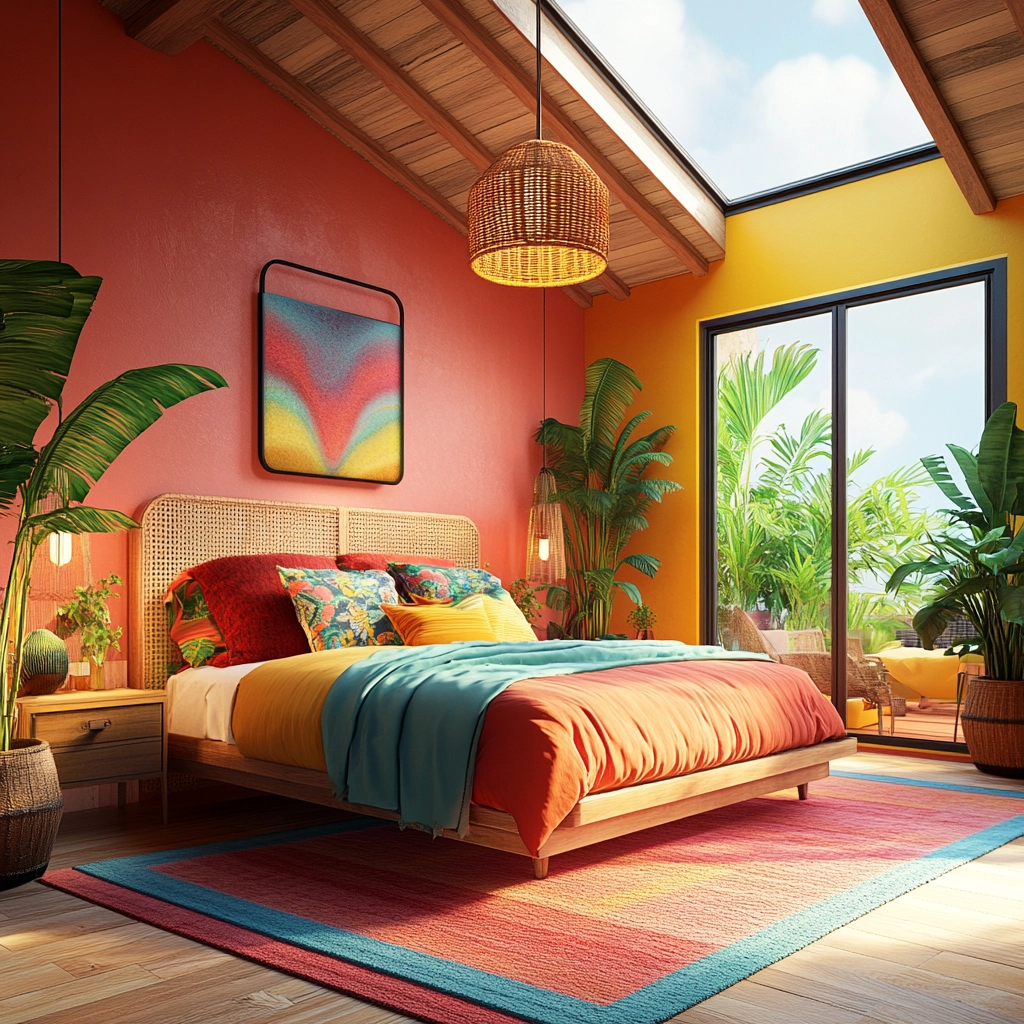 western farmhouse bedroom 46