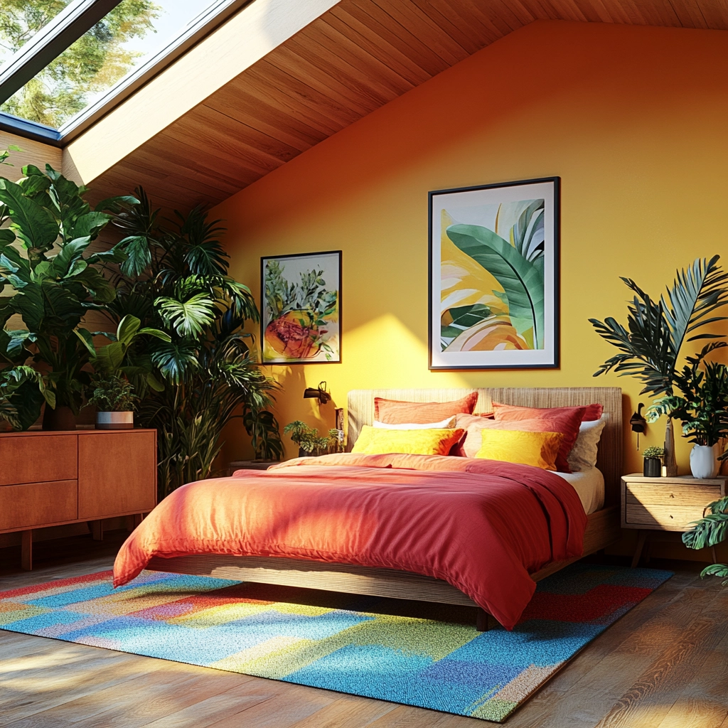 western farmhouse bedroom 47