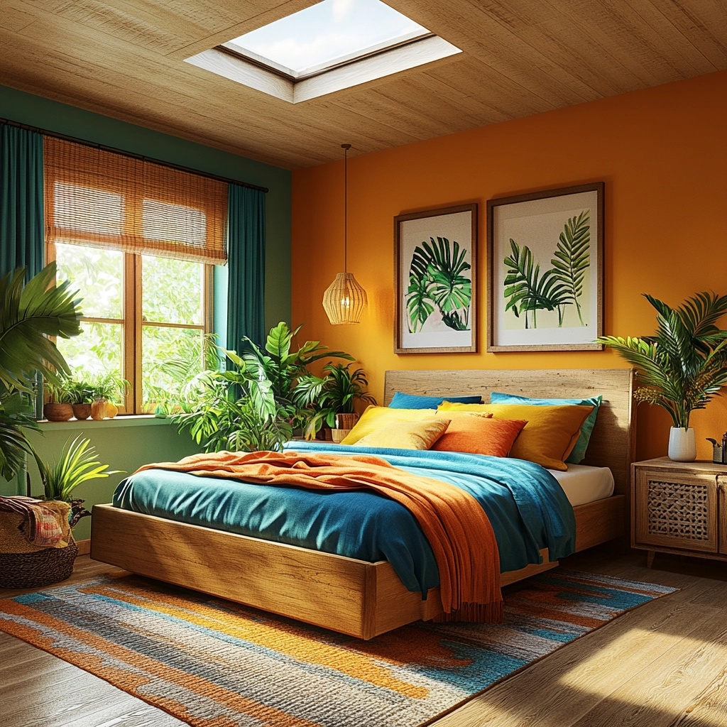 western farmhouse bedroom 48