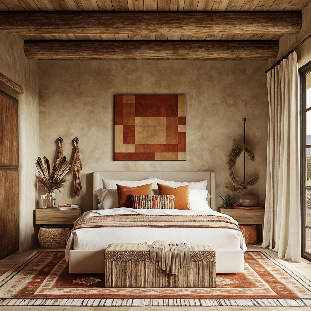 western farmhouse bedroom 73