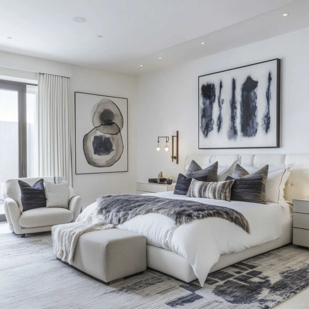 white farmhouse bedroom 10