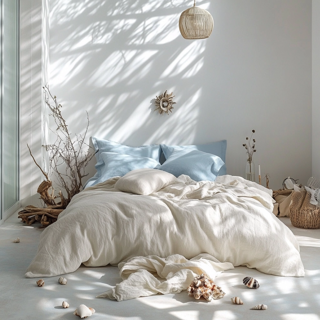 white farmhouse bedroom 14