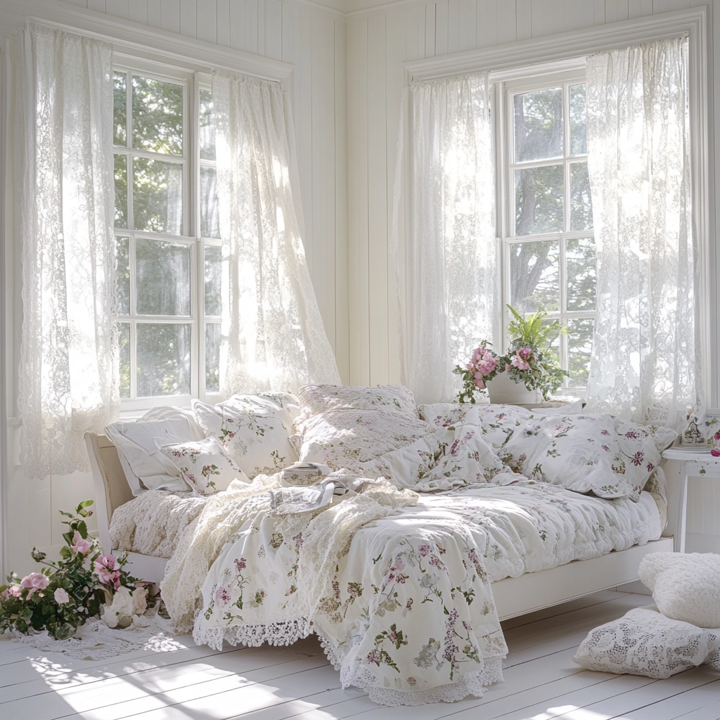 white farmhouse bedroom 21