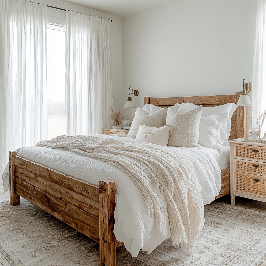 white farmhouse bedroom 3