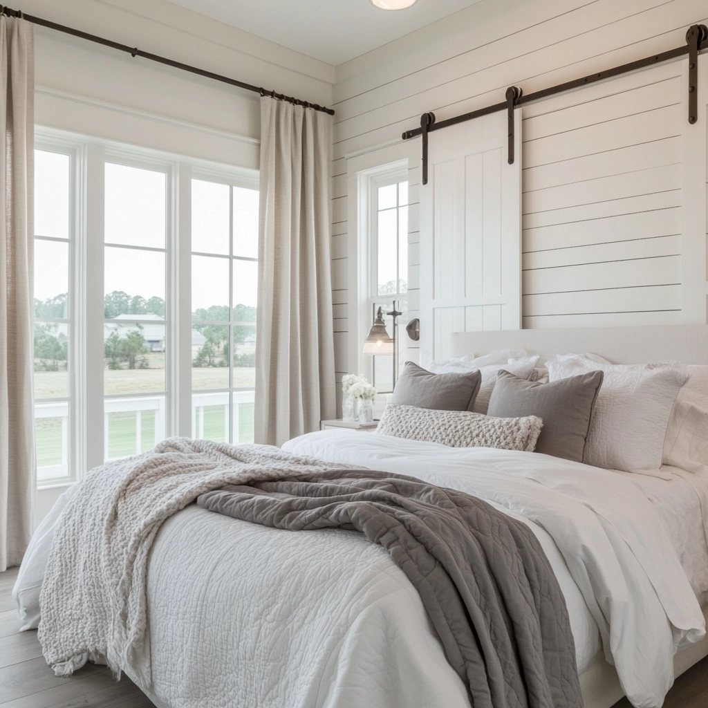 white farmhouse bedroom 33