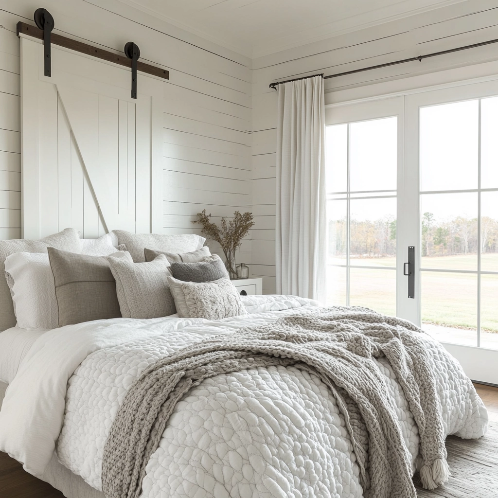 white farmhouse bedroom 35