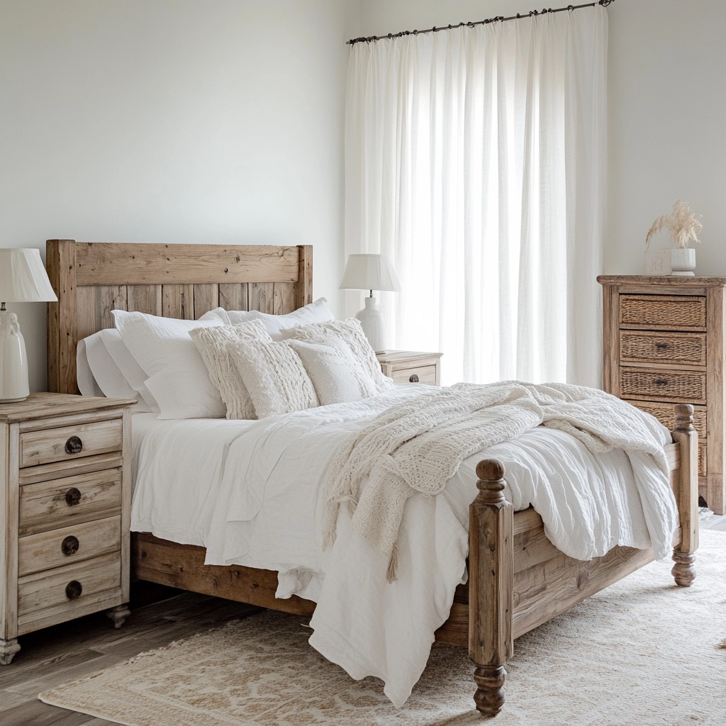 white farmhouse bedroom 4