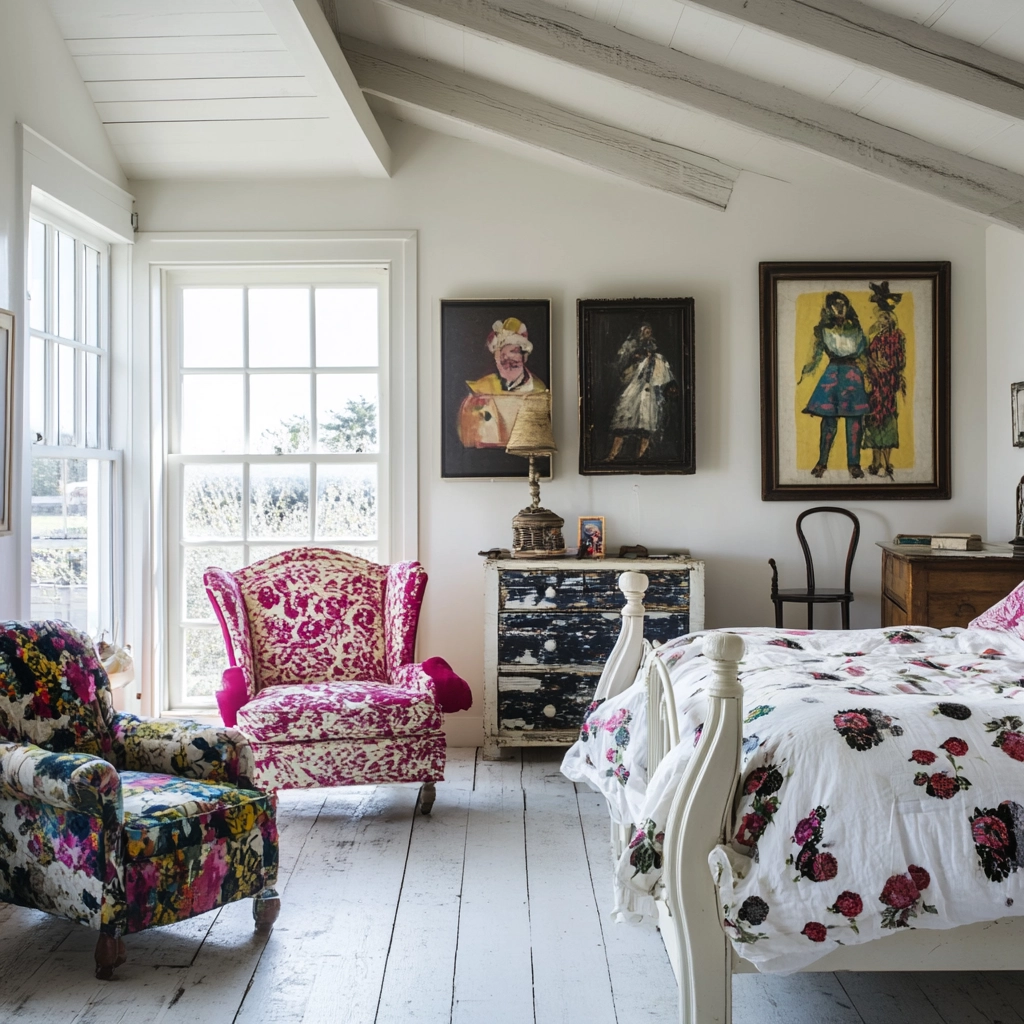 white farmhouse bedroom 40