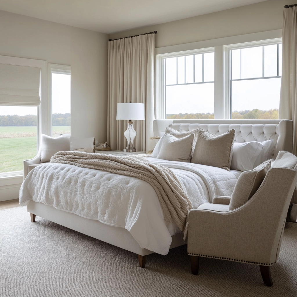 white farmhouse bedroom 54