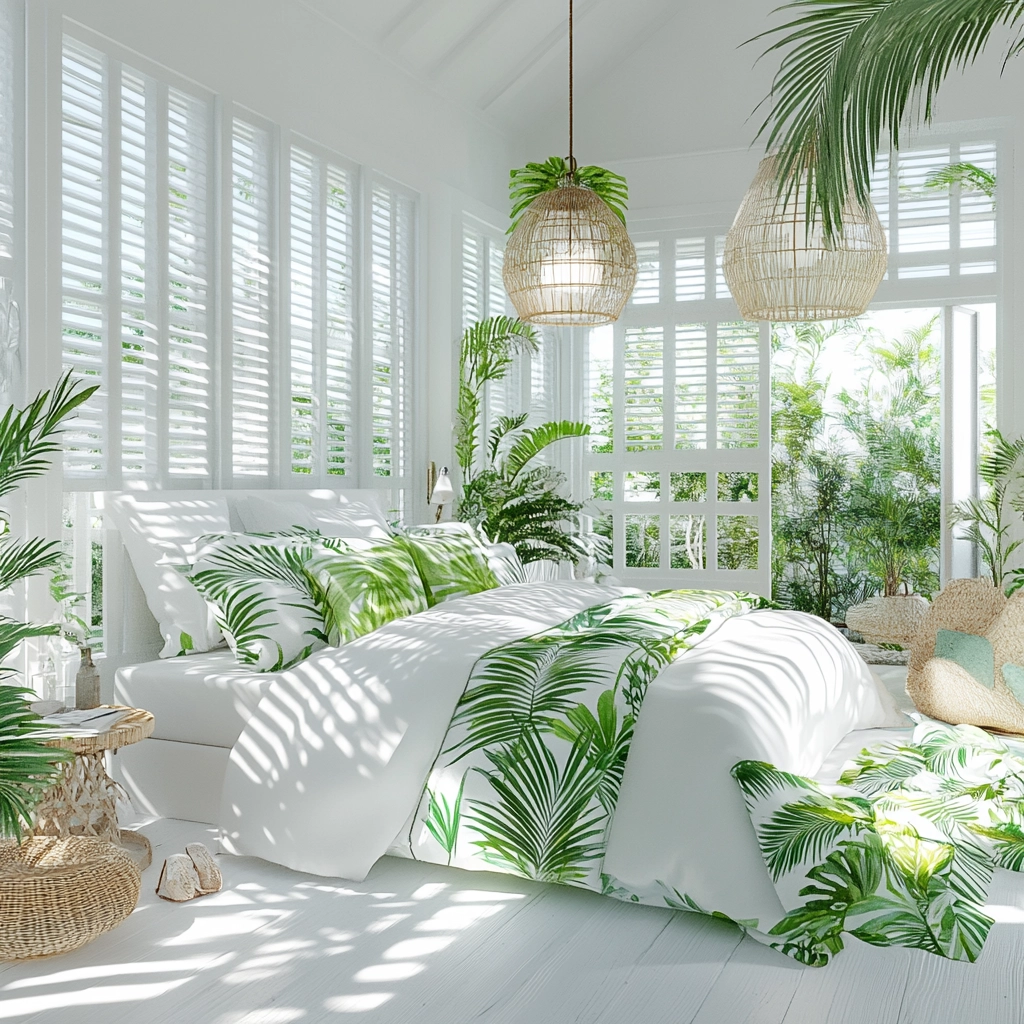 white farmhouse bedroom 60