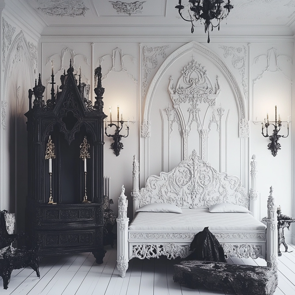 white farmhouse bedroom 61