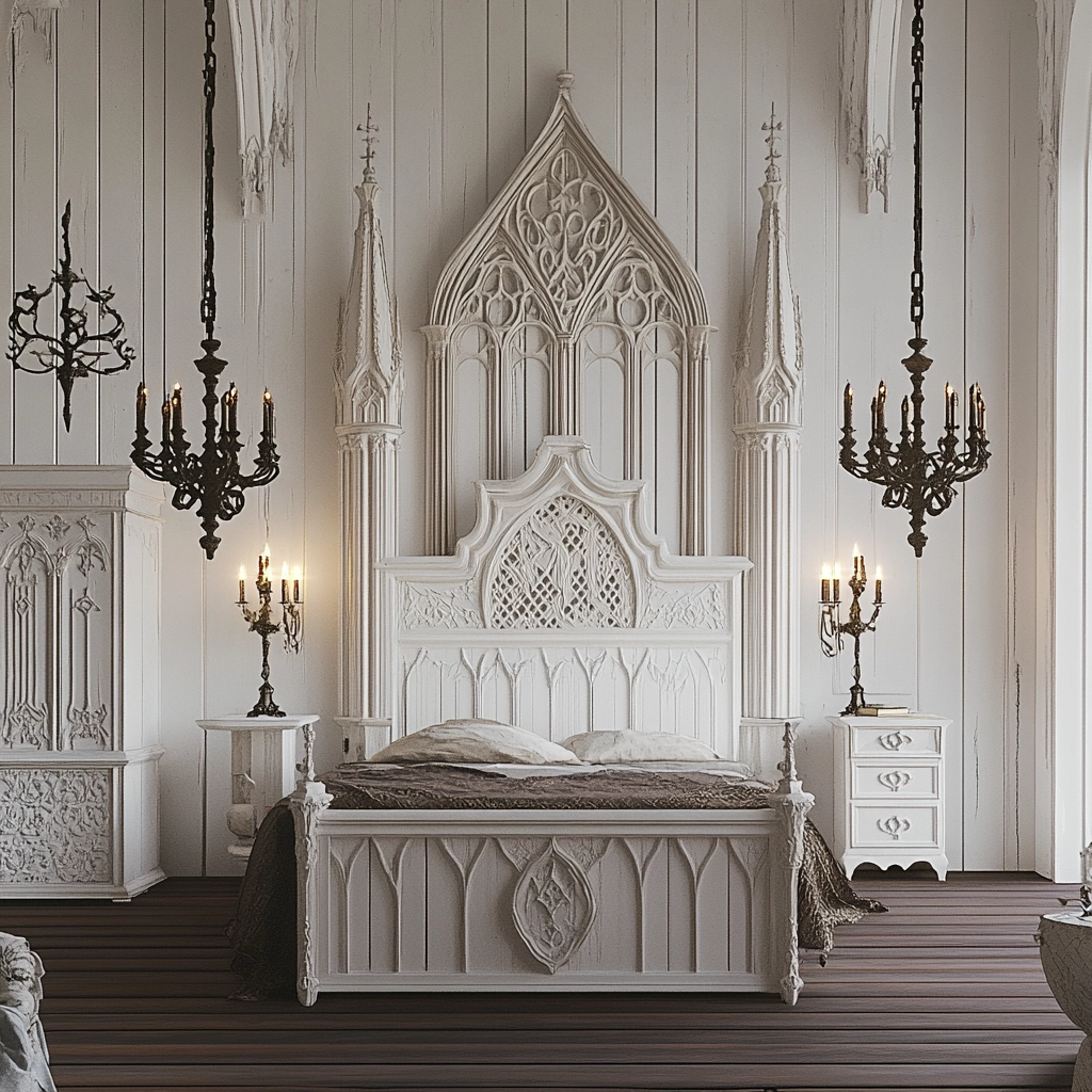 white farmhouse bedroom 62