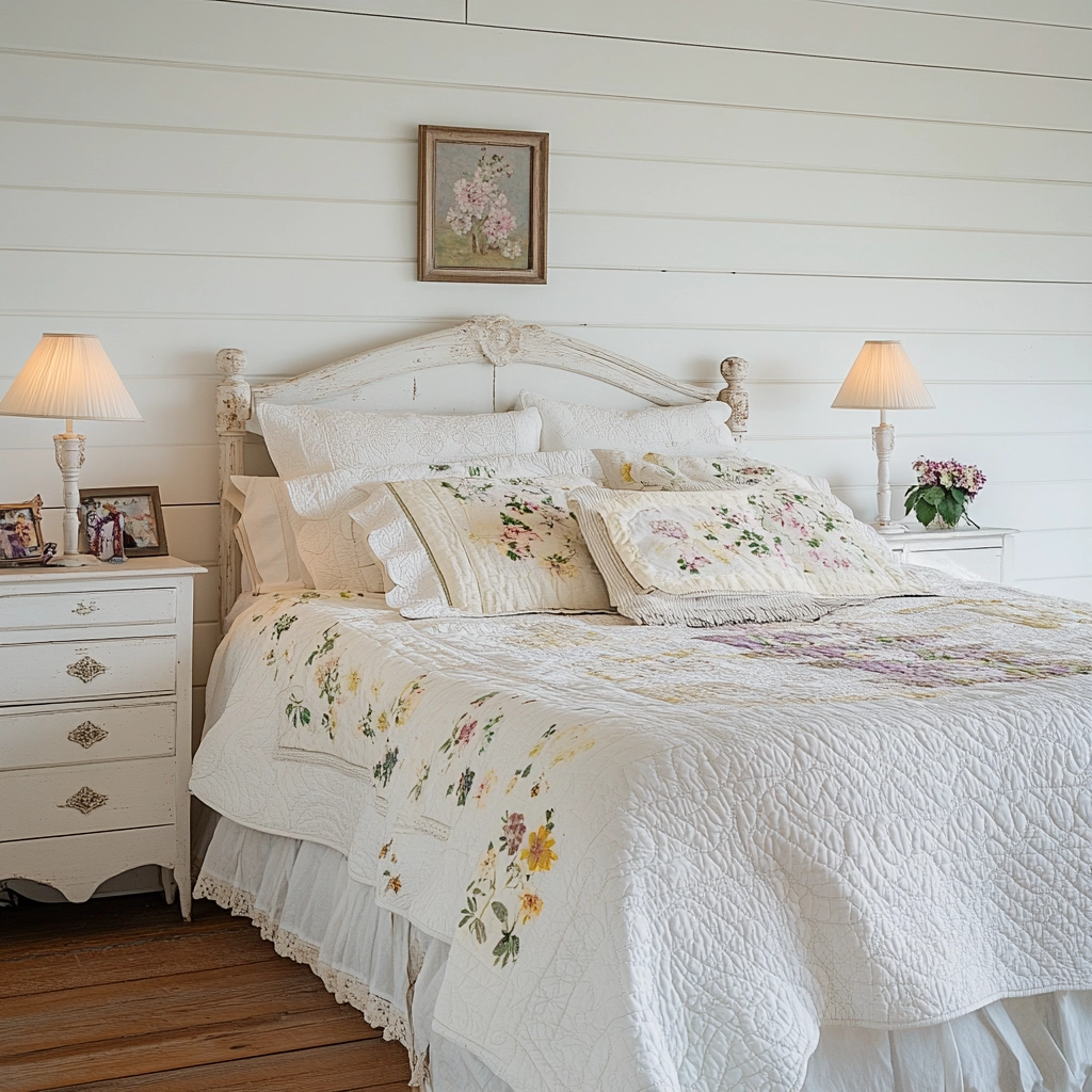white farmhouse bedroom 69