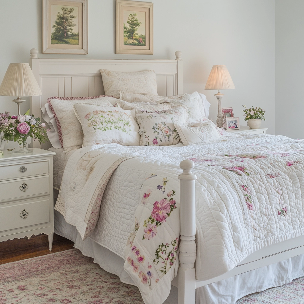 white farmhouse bedroom 70