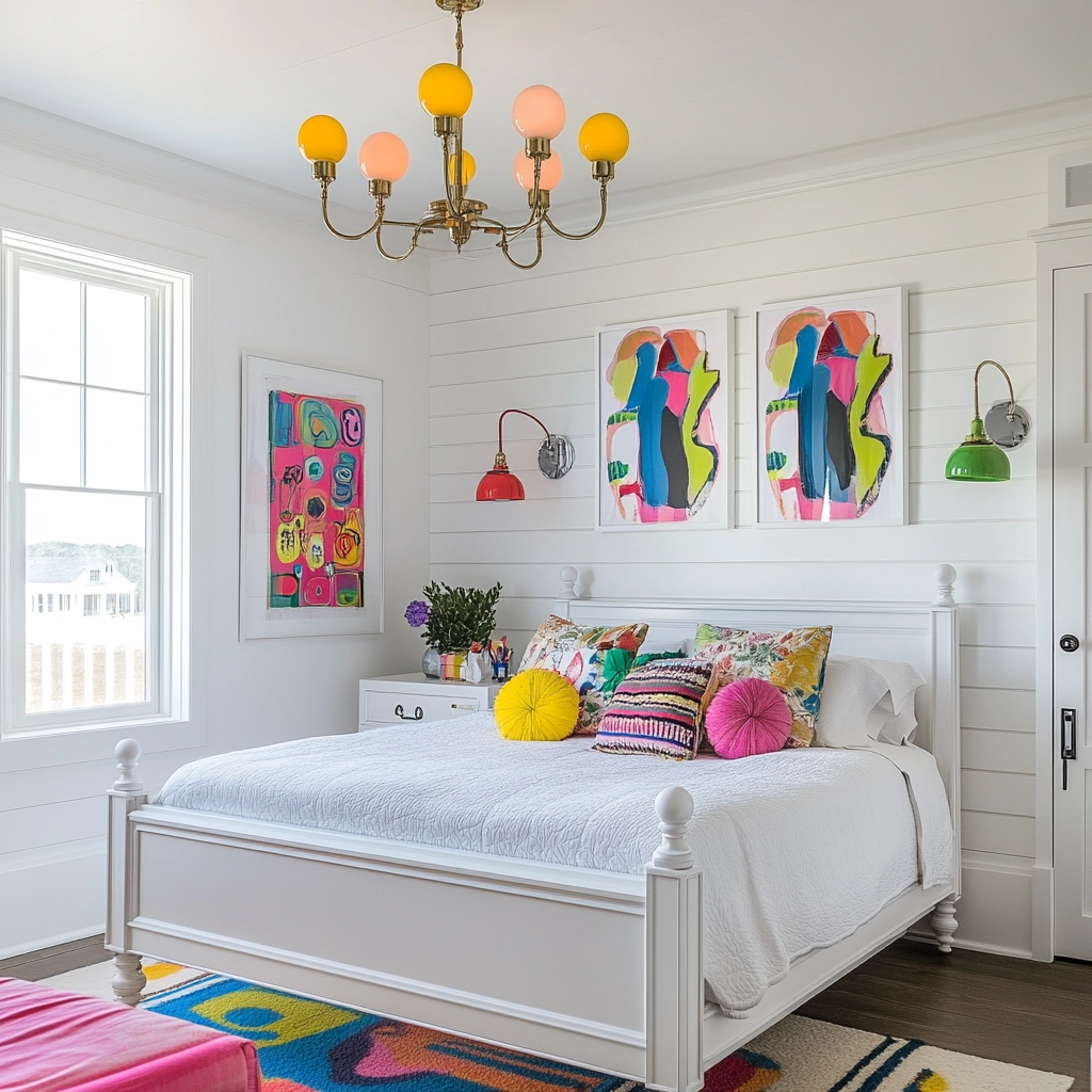 white farmhouse bedroom 78
