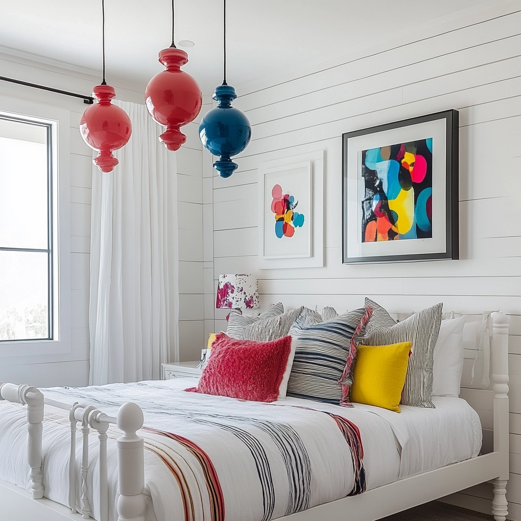 white farmhouse bedroom 79
