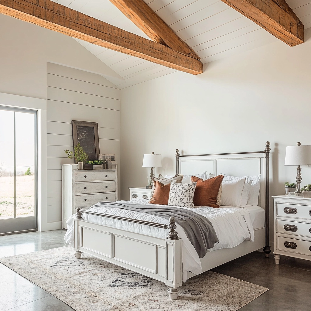 white farmhouse bedroom furniture 34