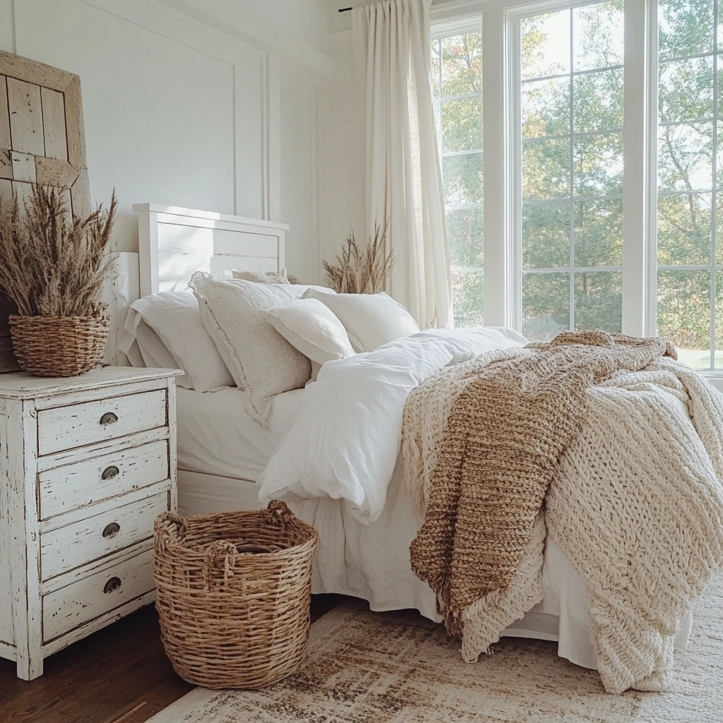 white farmhouse bedroom furniture 7