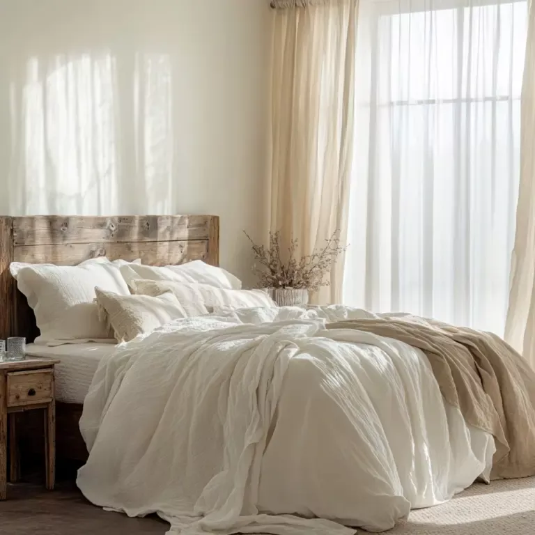 white farmhouse bedroom ideas 1