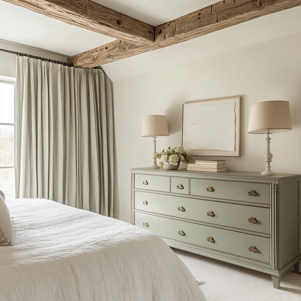 white farmhouse bedroom ideas 19