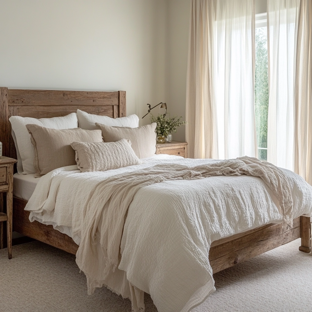 white farmhouse bedroom ideas 2