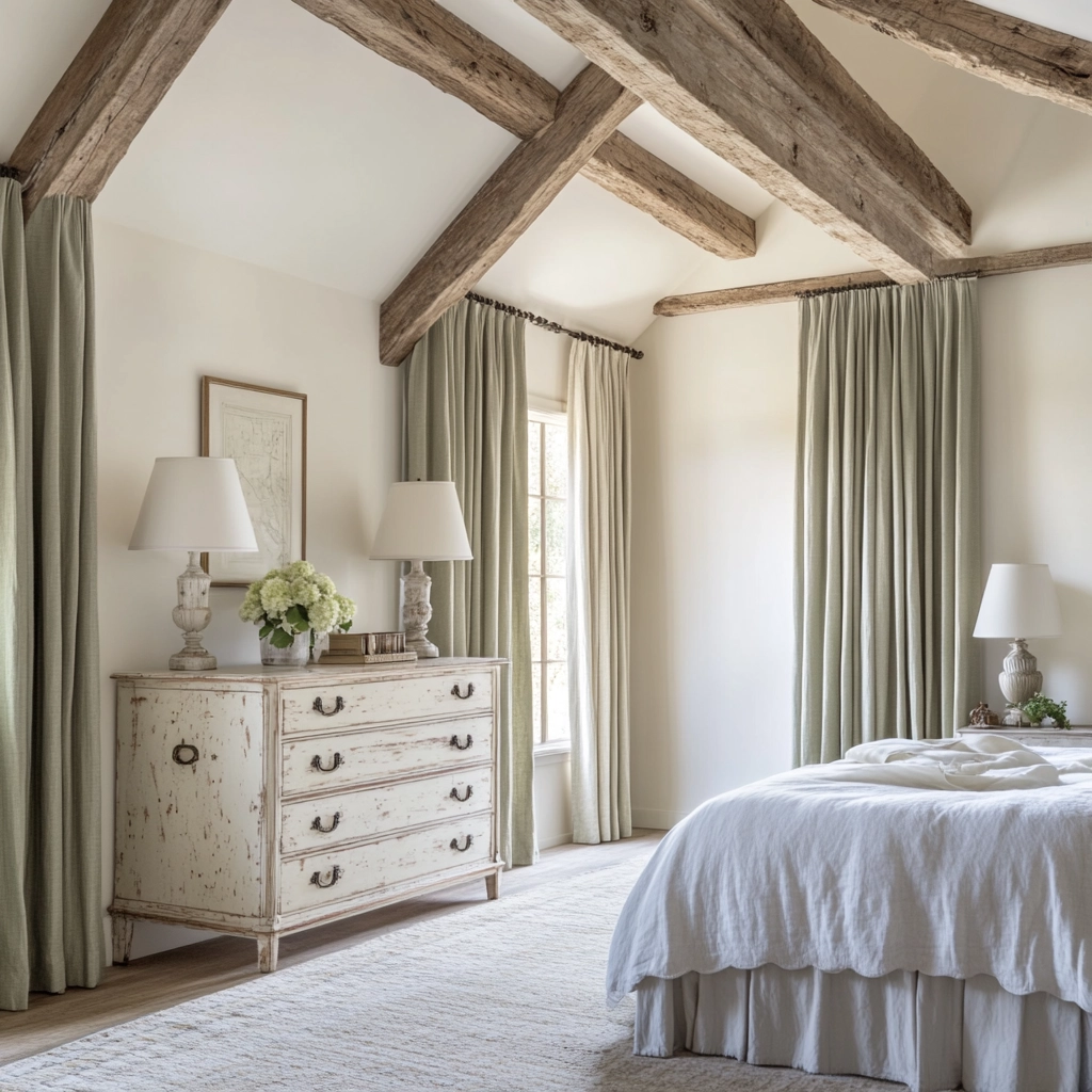 white farmhouse bedroom ideas 20