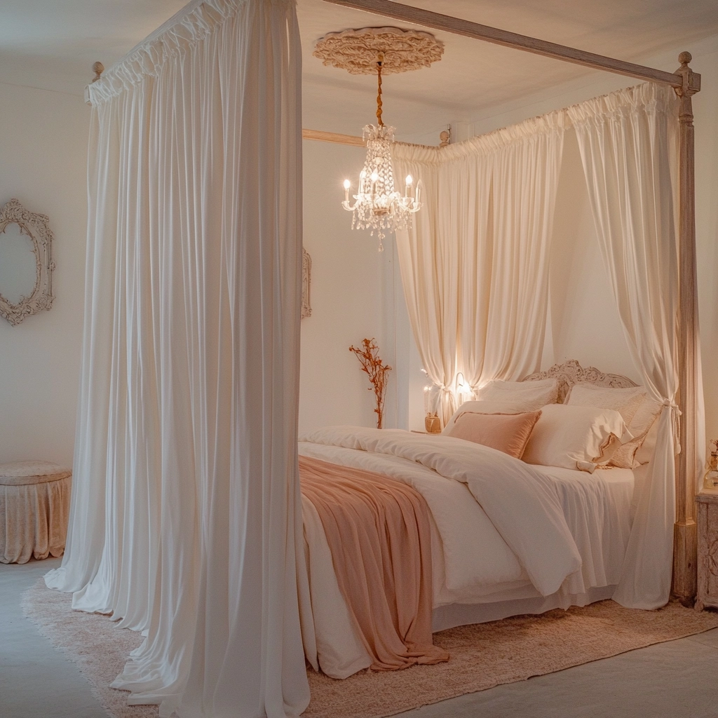 white farmhouse bedroom ideas 32