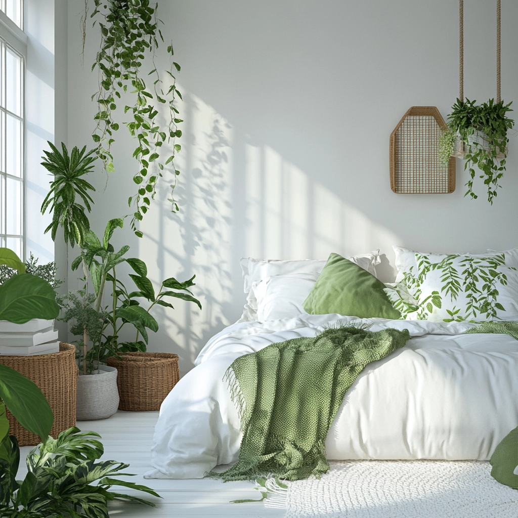 white farmhouse bedroom ideas 36