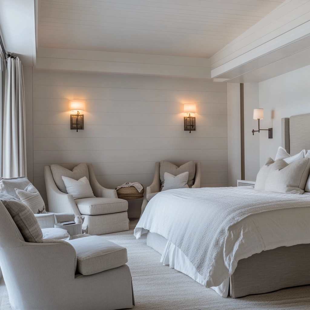 white farmhouse bedroom ideas 40