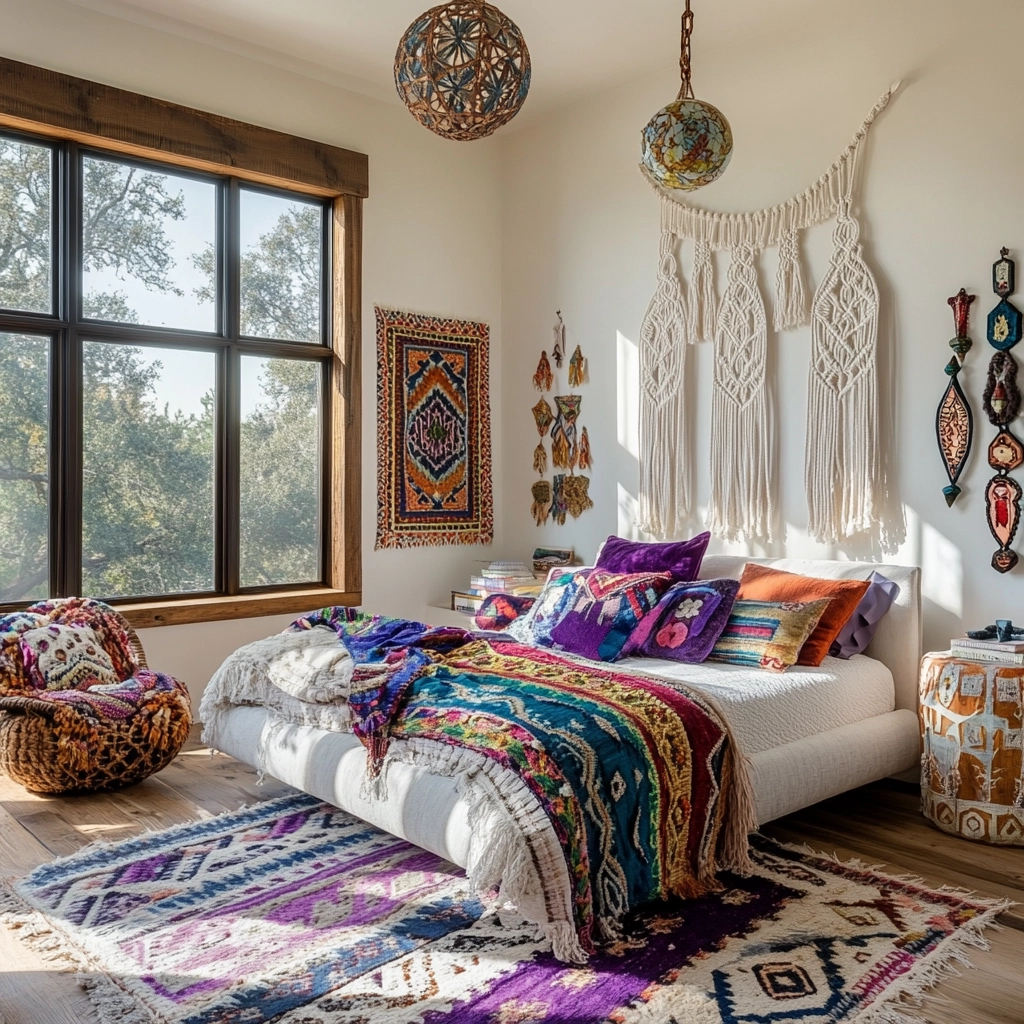 white farmhouse bedroom ideas 46