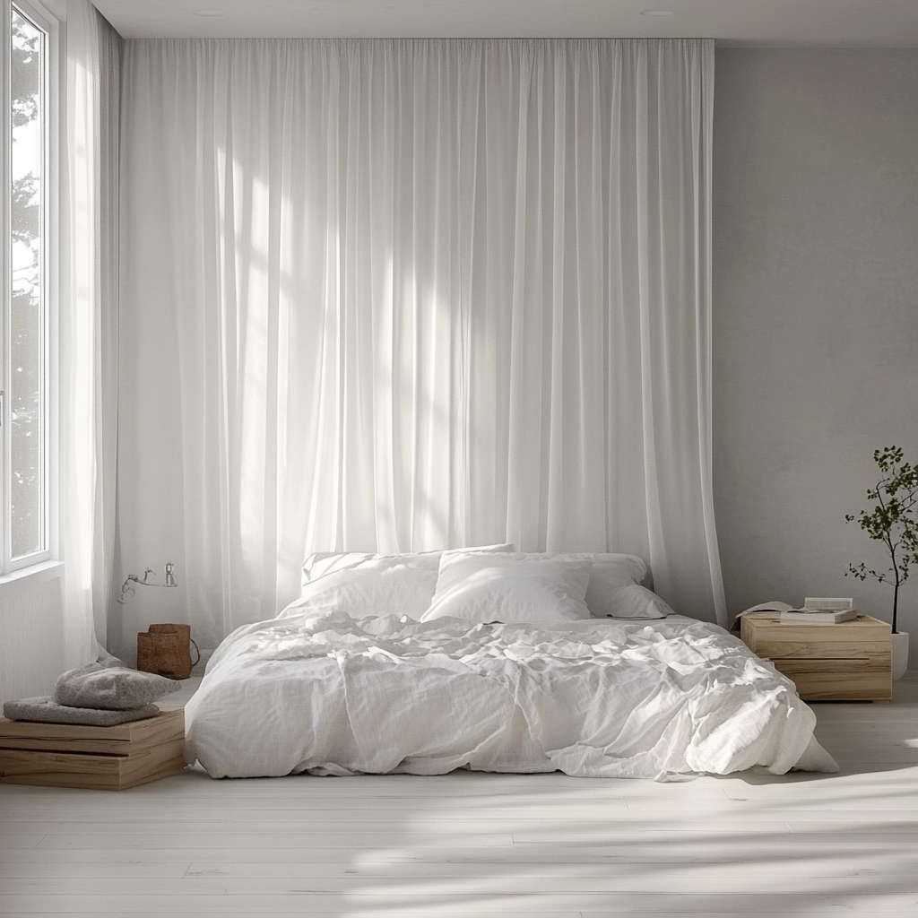 white farmhouse bedroom ideas 50