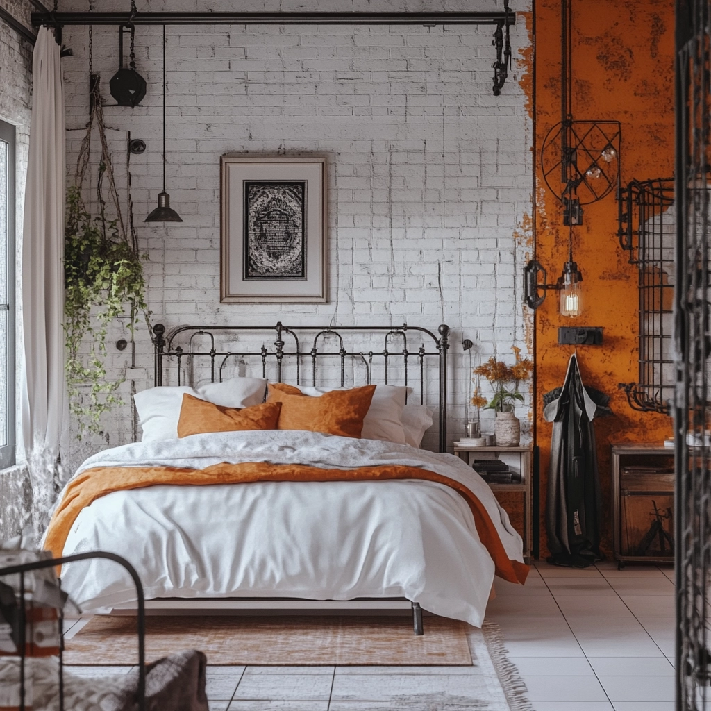 white farmhouse bedroom ideas 53