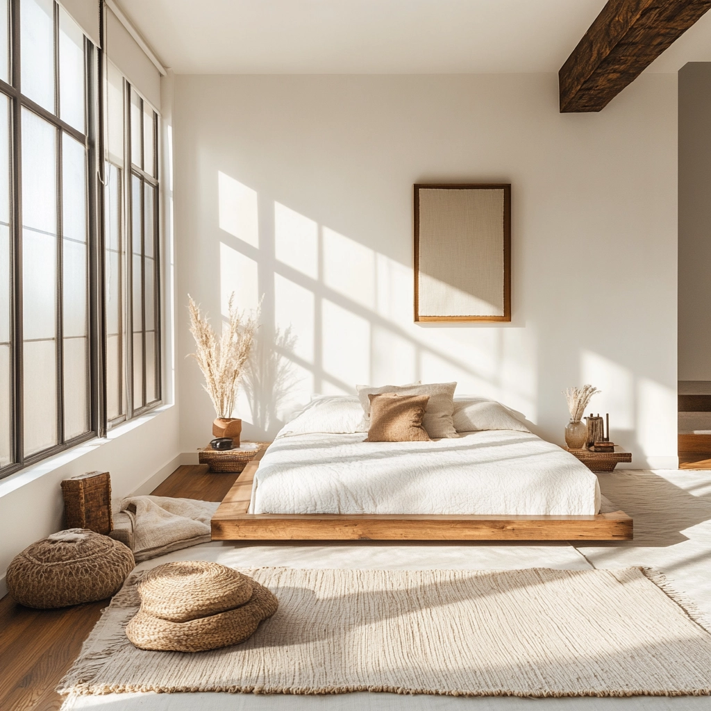 white farmhouse bedroom ideas 63